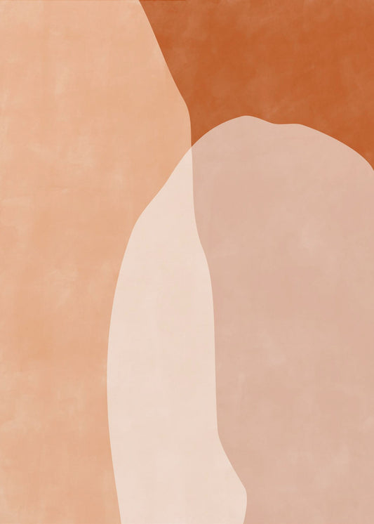 Erdige Schichten | Leinwand