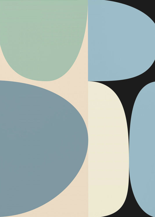 Mid Century Pastell 17 | Leinwand