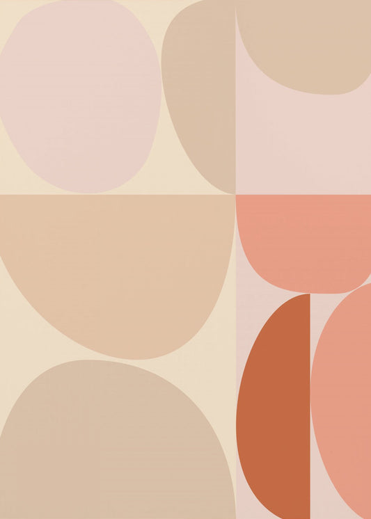 Mid Century Pastell 16 | Leinwand