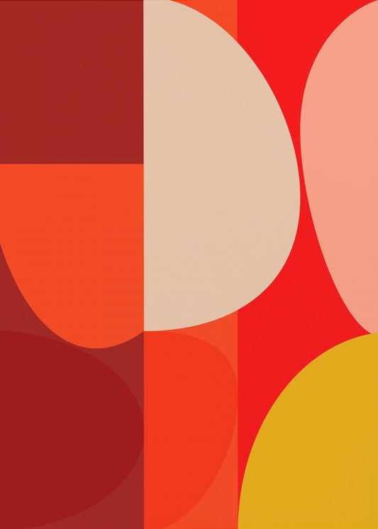Mid Century Pastell 10 | Leinwand