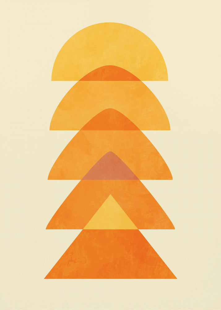 Spring Mid Rhapsody Orange 5 | Leinwand