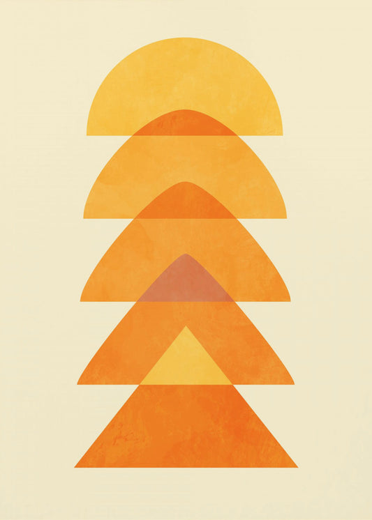 Spring Mid Rhapsody Orange 5 | Leinwand