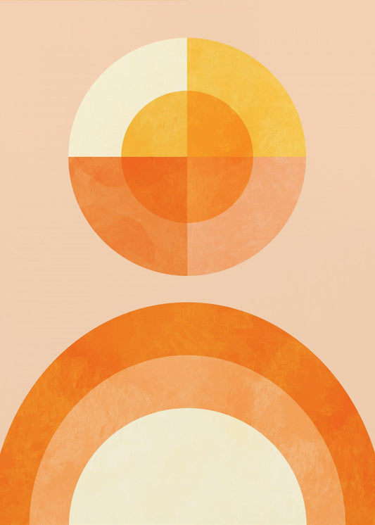 Spring Mid Rhapsody Orange 2 | Leinwand