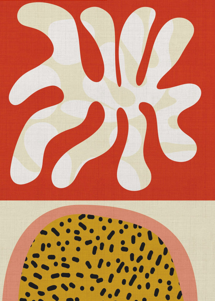 Mid Century Cut Outs | Leinwand