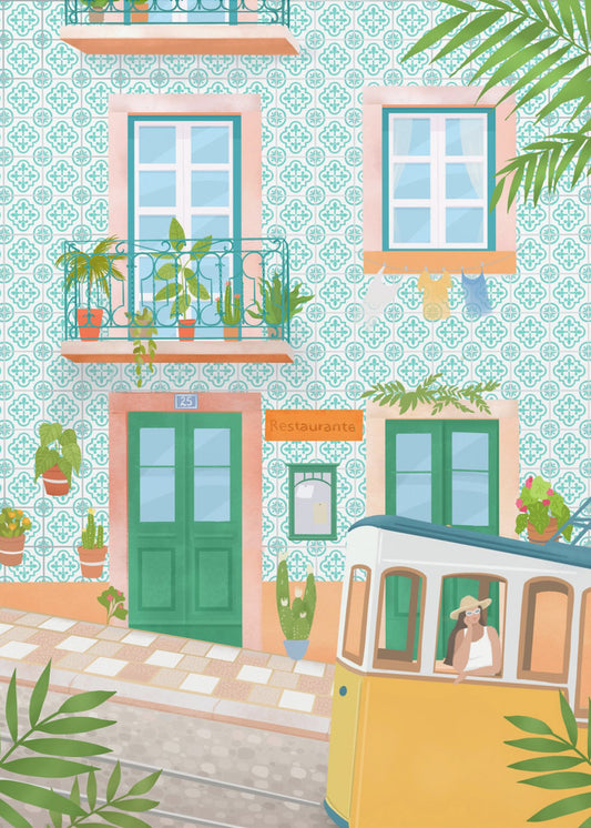 Stadt Lissabon, Portugal | Poster