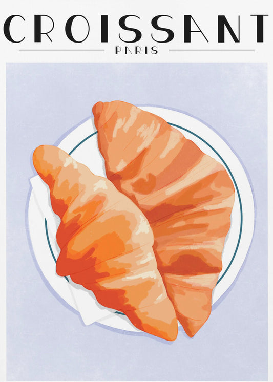 Croissant - Paris | Leinwand