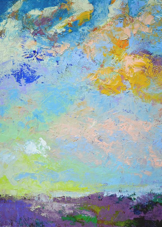 Lebendige Himmelslandschaft | Leinwand