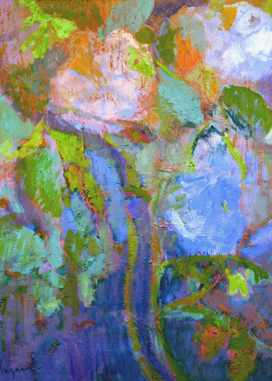 Florale Traumlandschaft | Leinwand