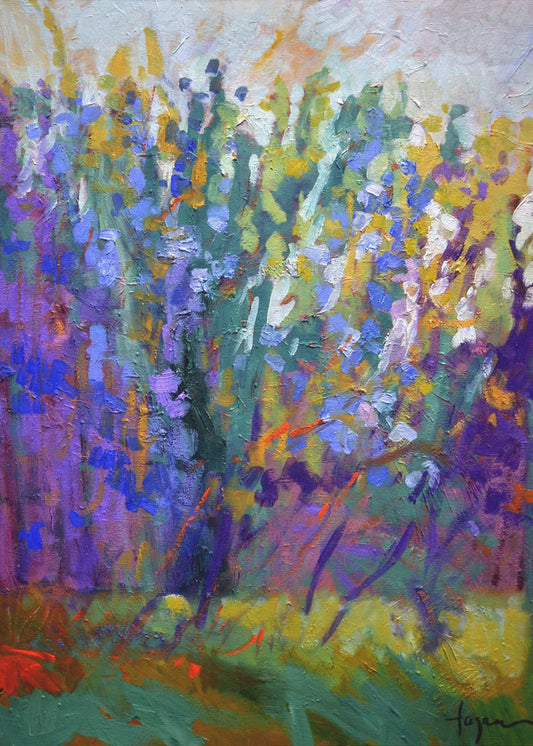 Lebendige Blüten | Leinwand