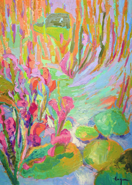 Lebendige Gartenträume | Leinwand