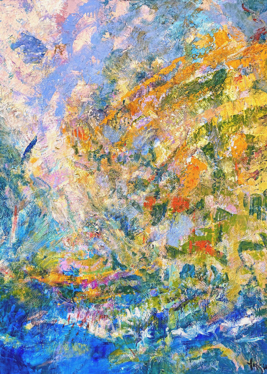 Eine Symphonie grüner Farbtöne | Poster