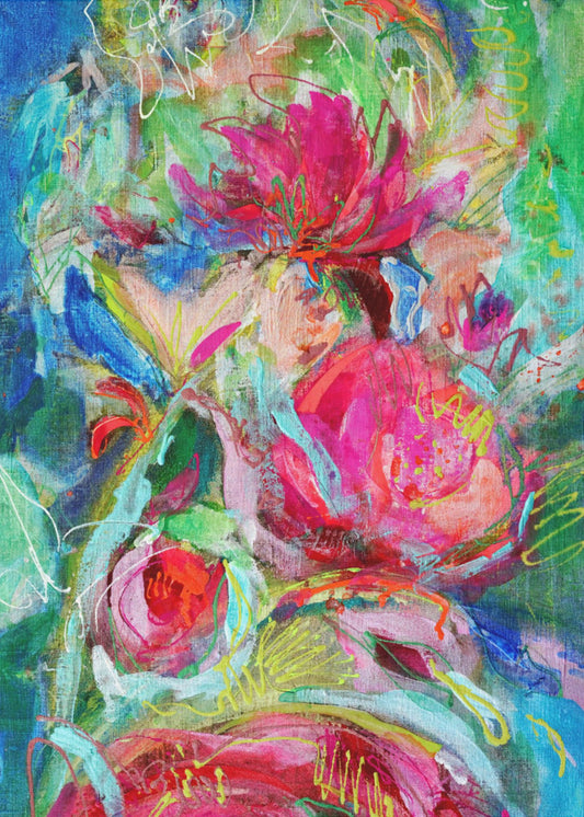 Vibrant Petal Symphony | Poster