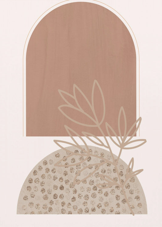Boho Beige 1 | Leinwand