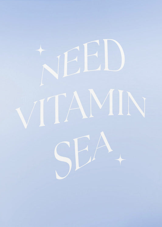 Brauche Vitamin Meer | Poster