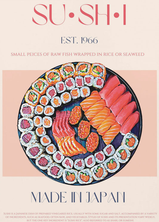 Colorful Sushi Delight | Poster