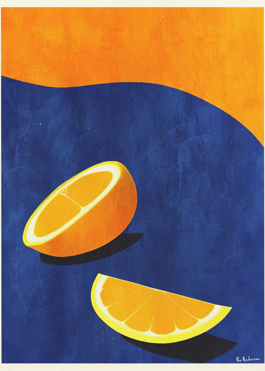 Petit Déjeuner, Deux Oranges | Leinwand