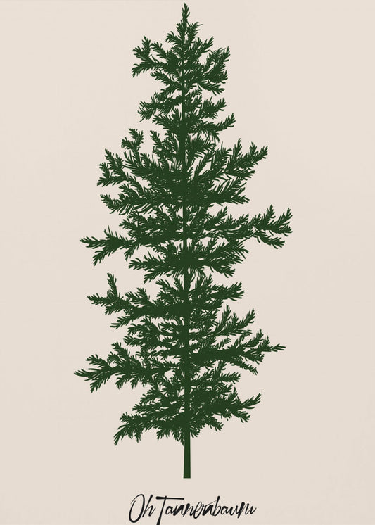 Oh Tannebaum (grün) | Poster