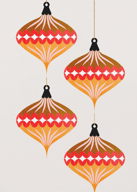 Weihnachtskugeln (Vers. 2) | Poster
