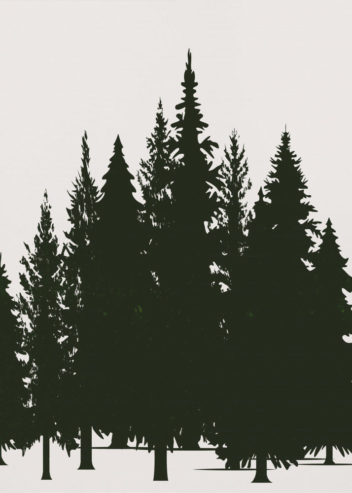 Tannenwald (dunkel) | Poster