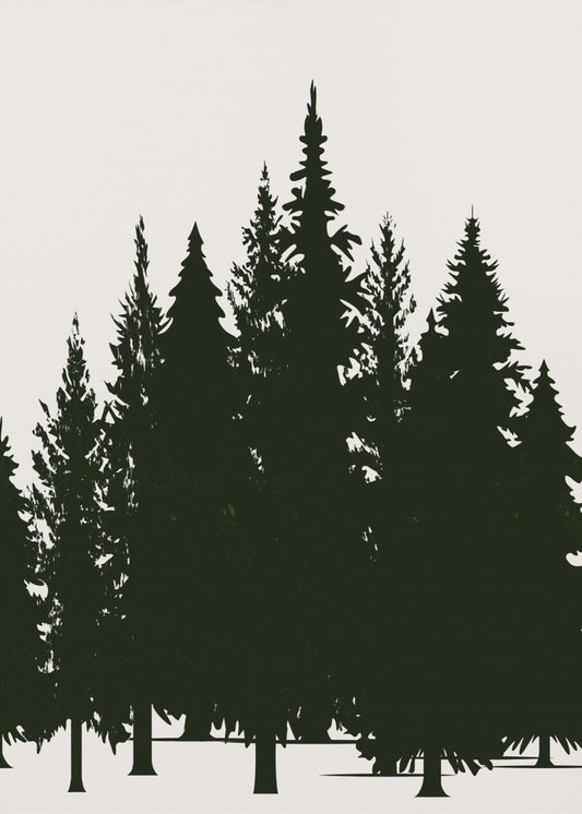 Tannenwald (dunkel) | Poster