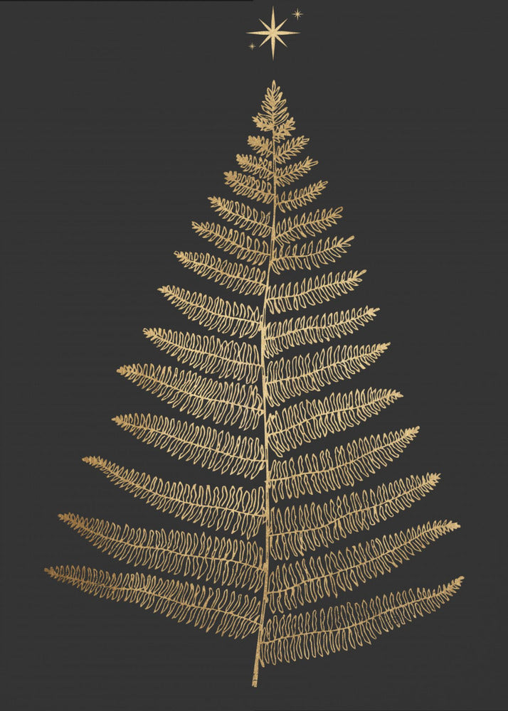 Hell leuchtend in der Weihnachtsnacht | Poster