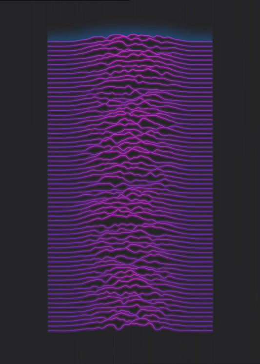 220116 Neon-Wellenform | Poster