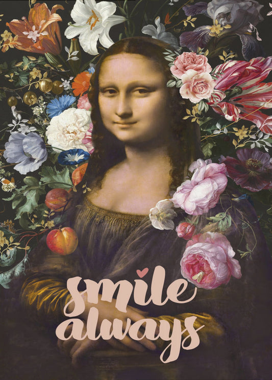 Smile Always, Mona Lisa | Poster