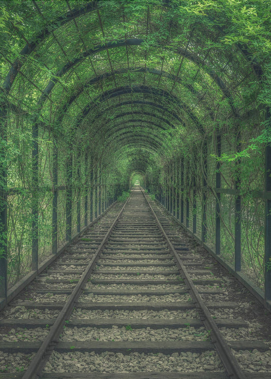 Grüner Tunnel | Poster