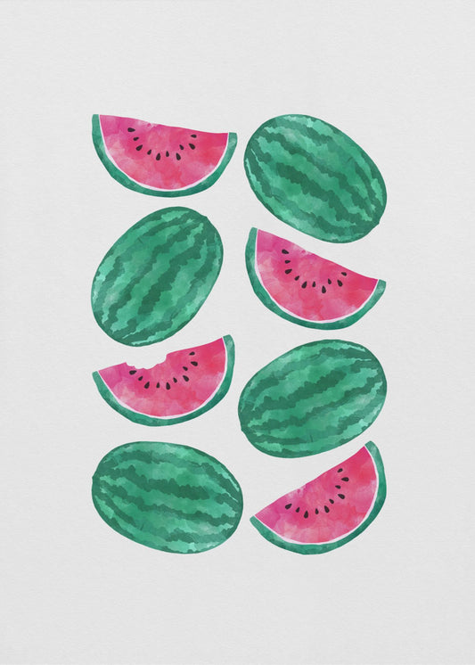 Wassermelonenmenge | Leinwand