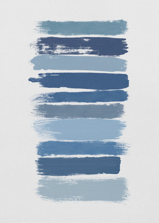 Ombre Blau | Leinwand