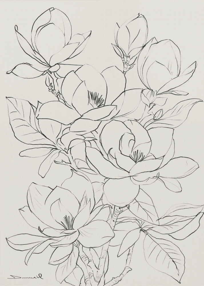 Magnolienbaum | Leinwand