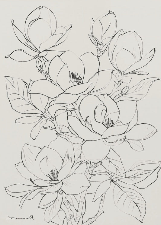 Magnolienbaum | Leinwand