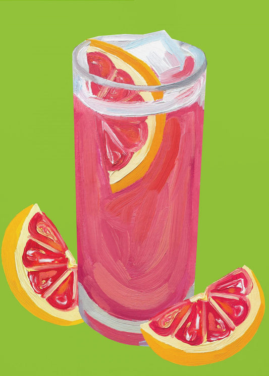 Grapefruit Paloma Pistazie | Leinwand
