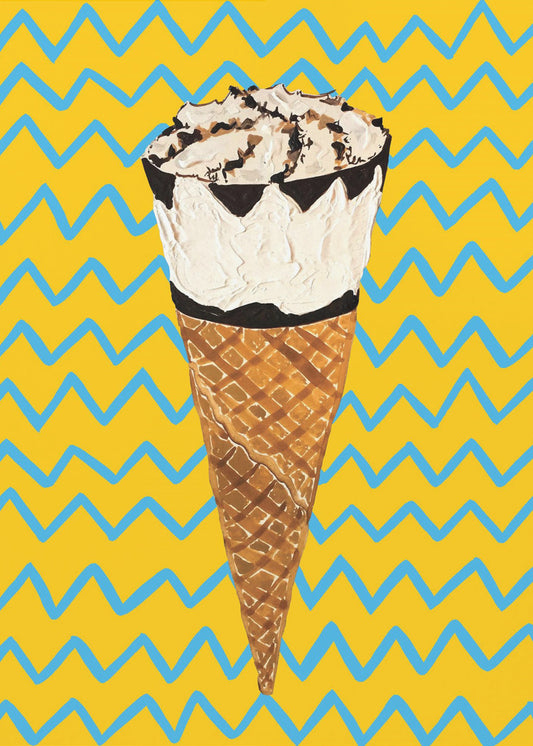 Cornetto Zickzack | Leinwand