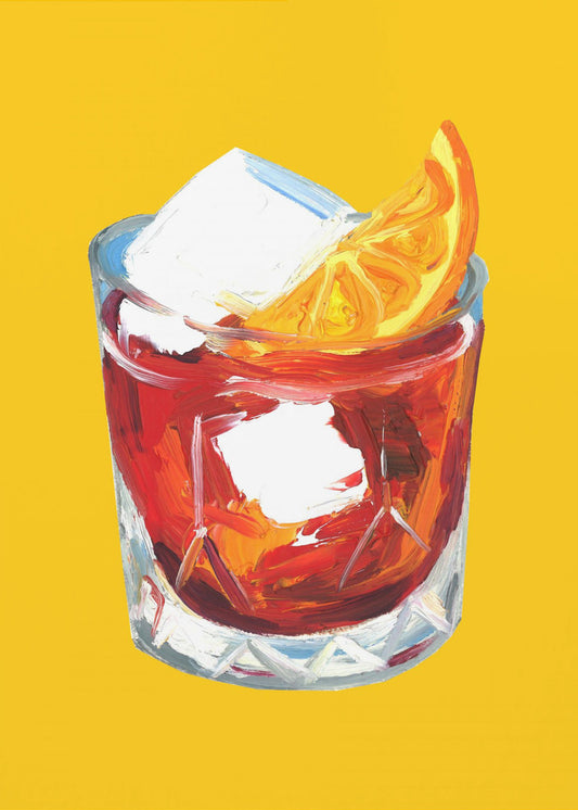 Negroni Sonnenscheingelb | Leinwand