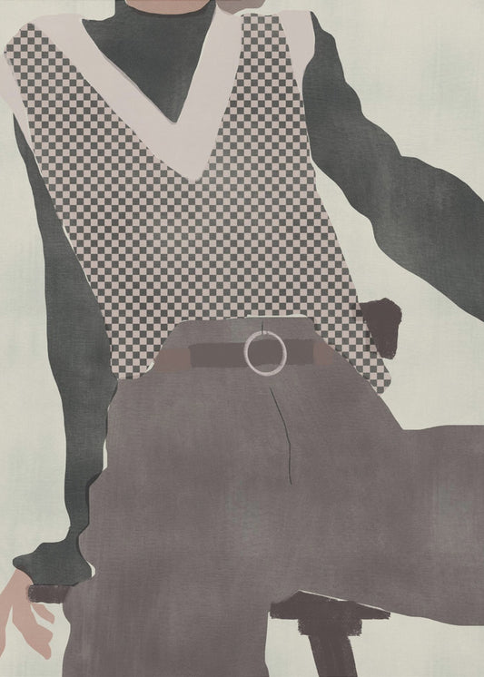 Karierte Eleganz | Poster