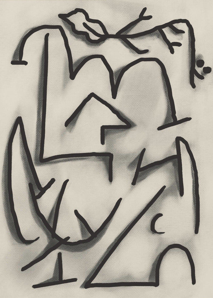 Abstrakte Linienlandschaft | Poster