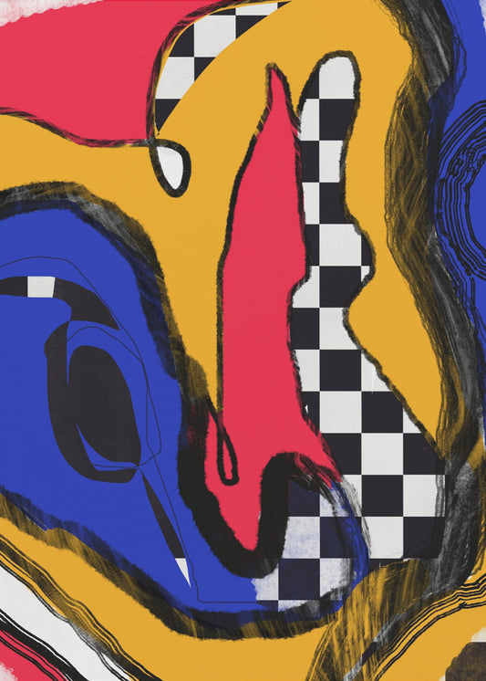 Leggings Fett abstrakt | Poster