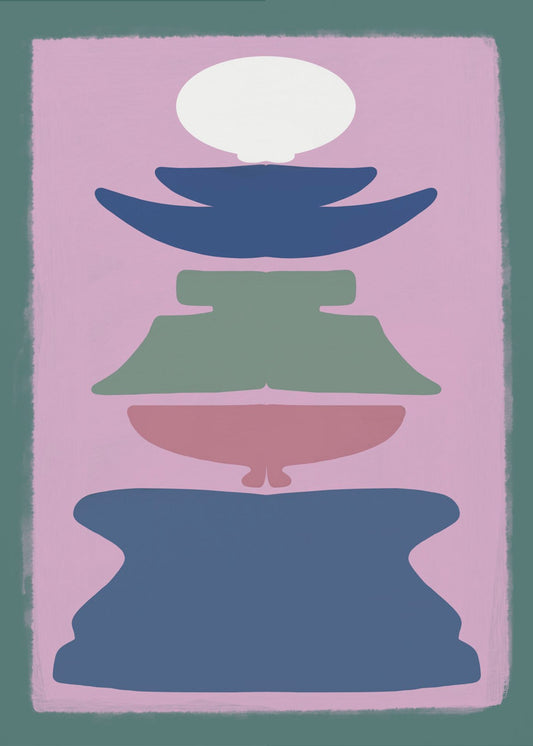 Kräftige, bunte Formen | Poster