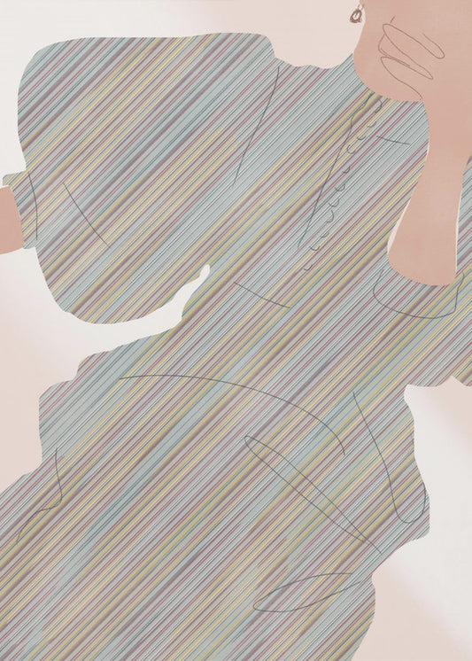 Gestreifte Eleganz | Poster