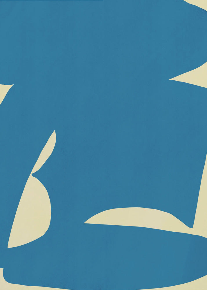 Abstract Blue Form | Canvas