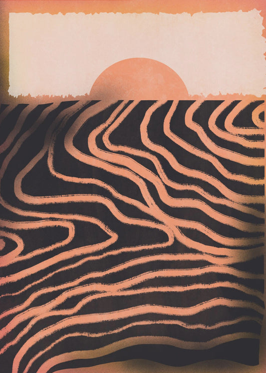 Sonnenuntergangsausschnitt | Poster