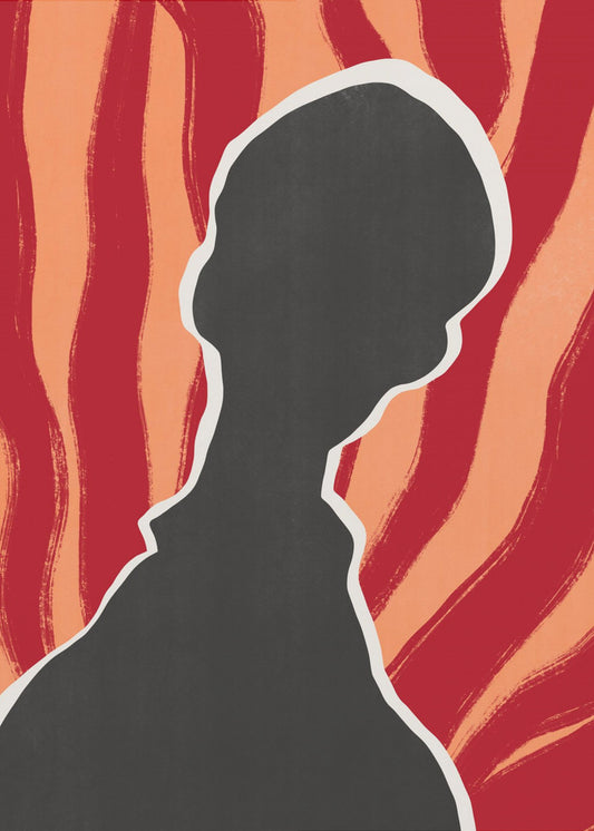 Anonymes Porträt in der Hitze | Poster