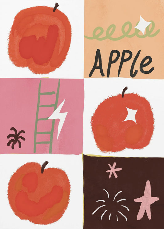 Apple-Poster | Leinwand