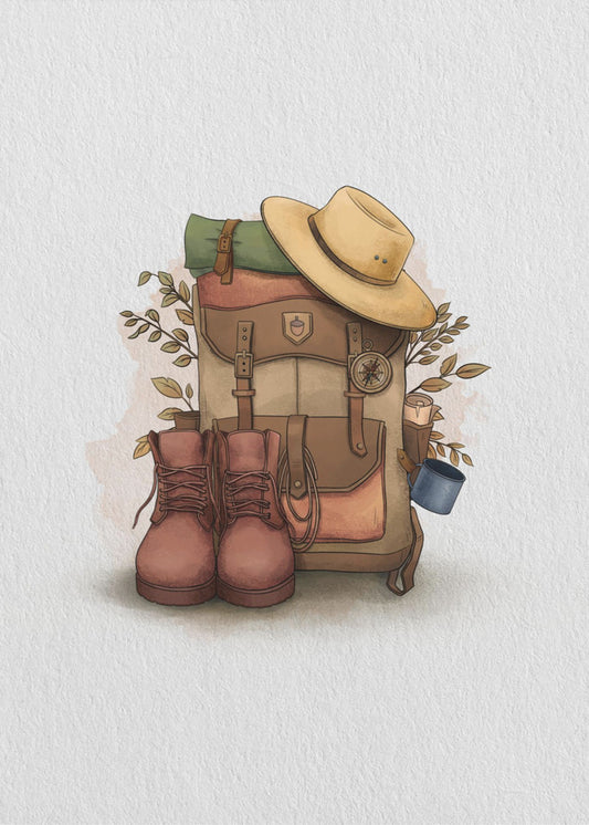 Rucksackreise | Poster