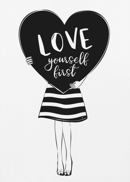 Liebe dich selbst | Leinwand