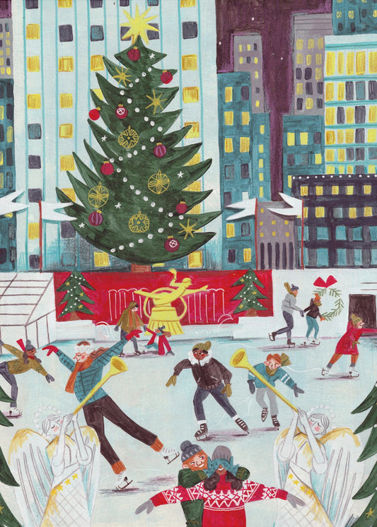 Eislaufen im Rockefeller Center | Poster