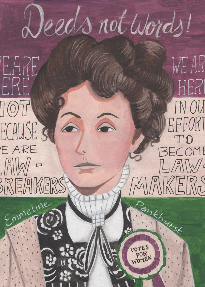 Frauenporträt, Emmeline Pankhurst | Poster