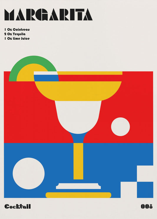 Margarita Bauhaus Cocktail | Leinwand