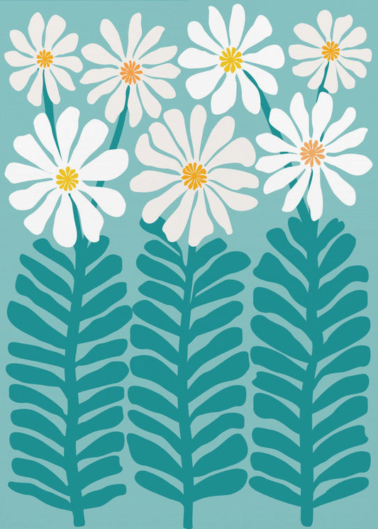 Gänseblümchen Blumen | Leinwand